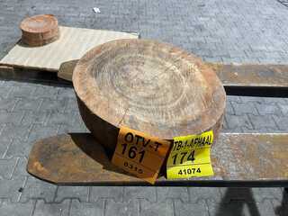 Rosewood Schijf, Dikte 75mm, Ø 400mm